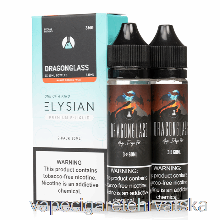 Vape Cigarete Dragonglass - Elysian Labs - 120ml 3mg